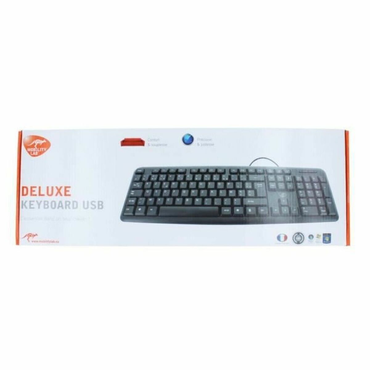 Tangentbord Mobility Lab Deluxe Classic Svart AZERTY - 5