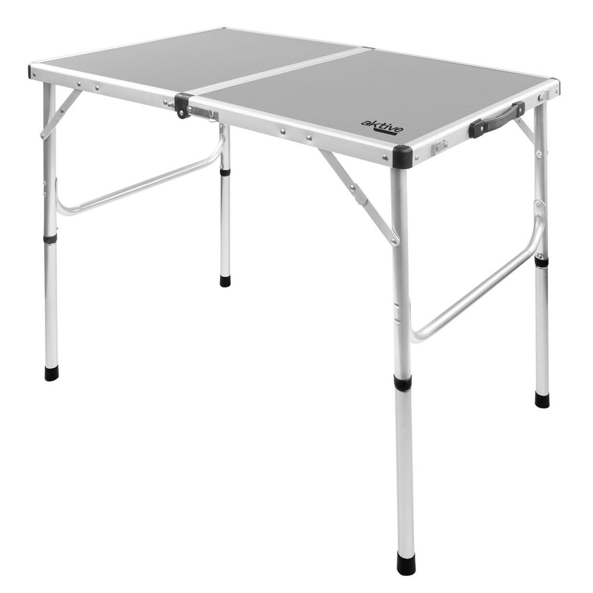 Fällbord Aktive Camping Grå 90 x 70 x 60 cm (2 antal) - 7