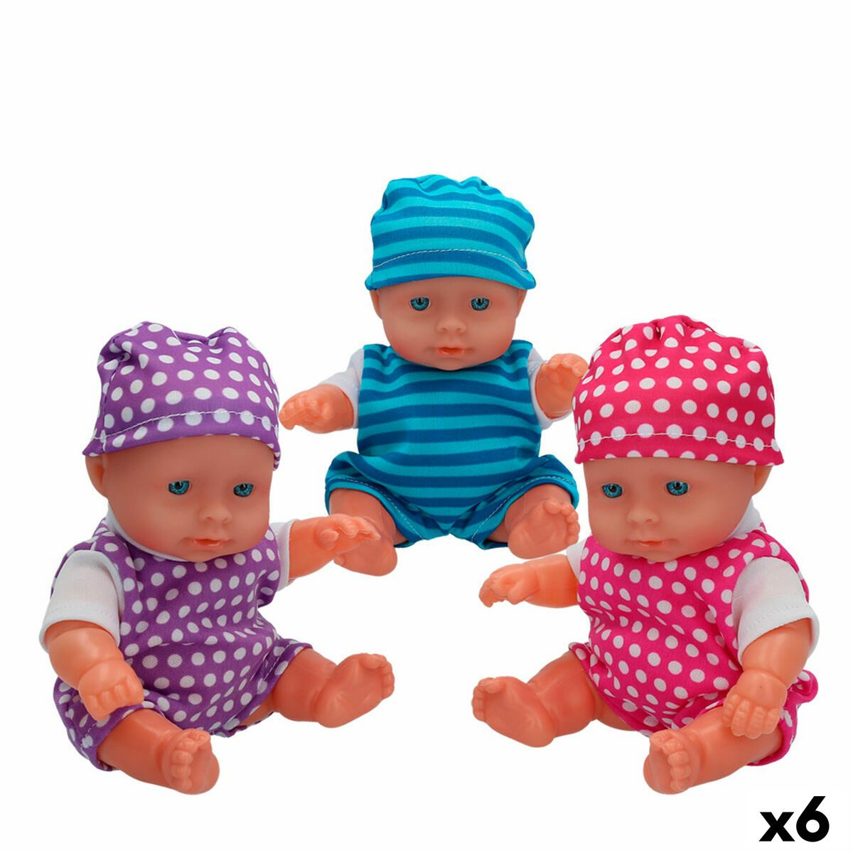 Dockset Colorbaby Pitusos 3 Delar 20 cm 13 x 20 x 6,5 cm 6 antal - 4