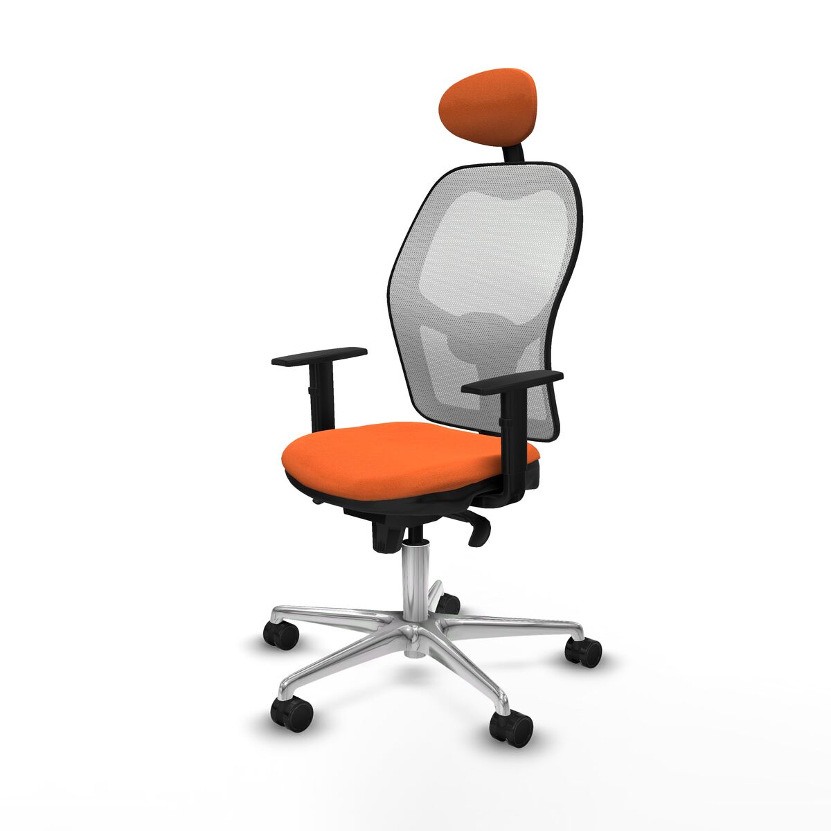 Kontorsstol med nackstöd Jorquera Piqueras y Crespo 1D086N1 Orange - 2