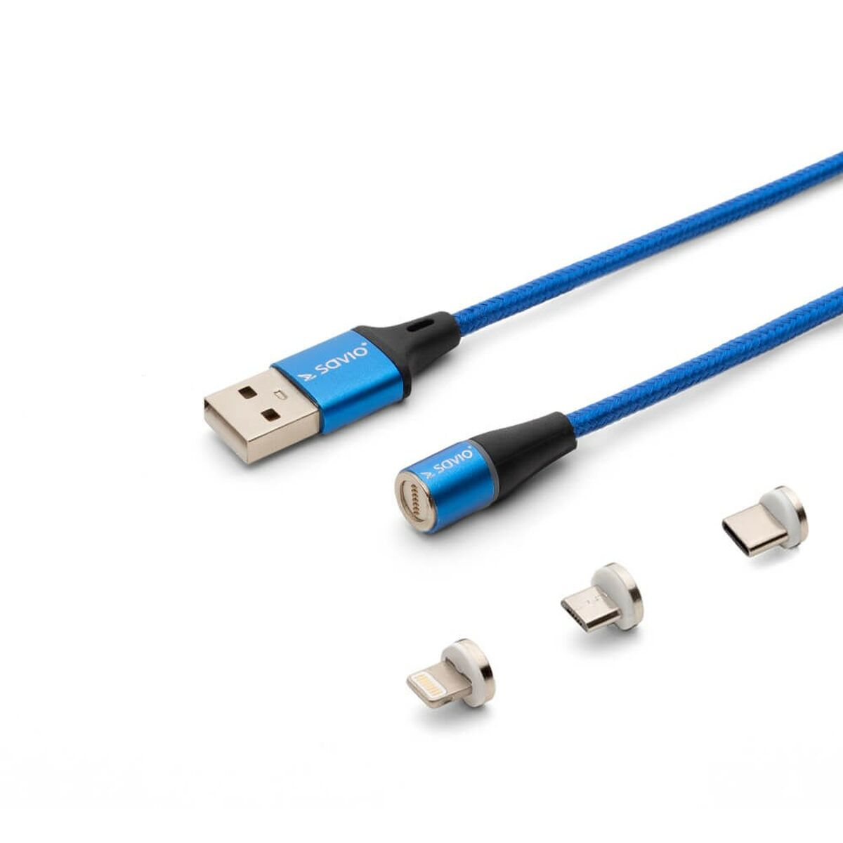 USB-kabel Savio CL-157 Blå 2 m