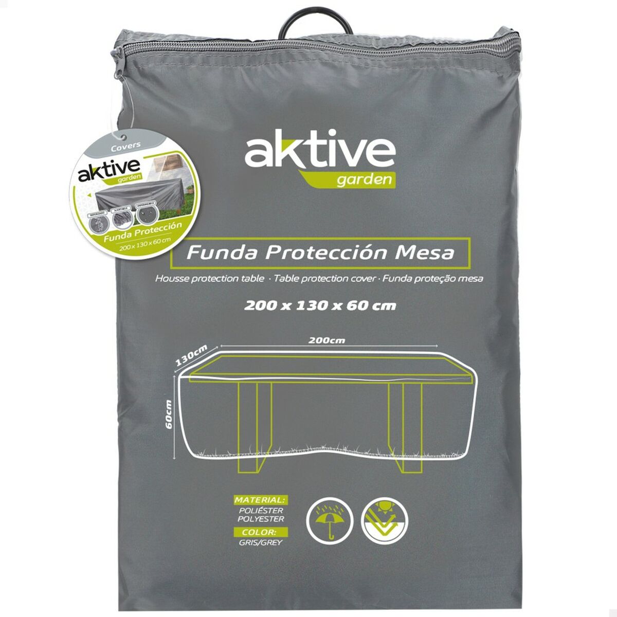 Skyddsväska Aktive Bord 200 x 60 x 130 cm (6 antal) - 3