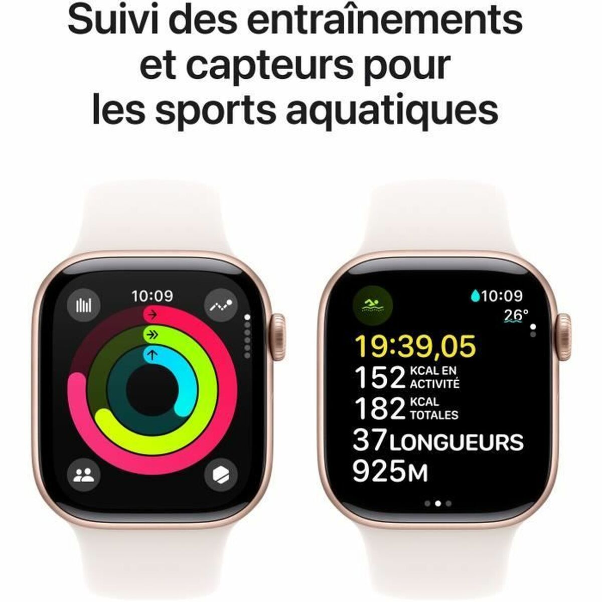 Smartklocka Apple Watch Series 10 Guldrosa - 4