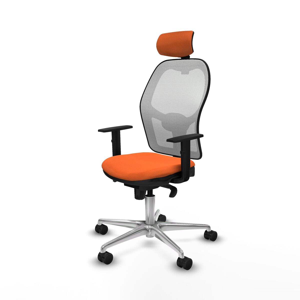 Kontorsstol med nackstöd Piqueras y Crespo 1D086N2 Orange - 2