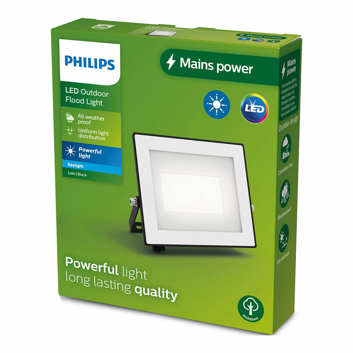 Floodlight/Projektorlampa Philips Svart 30 W F (5000 K) - 2