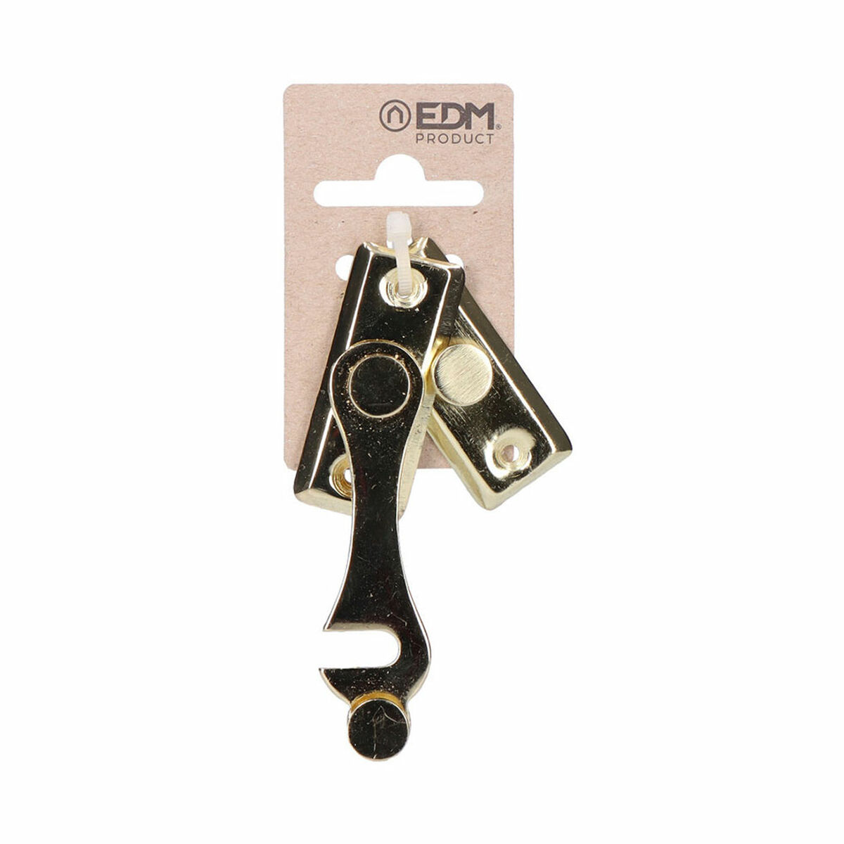Dörrspärr EDM 85067 Mässing H-formad Vänster 8 cm - 2