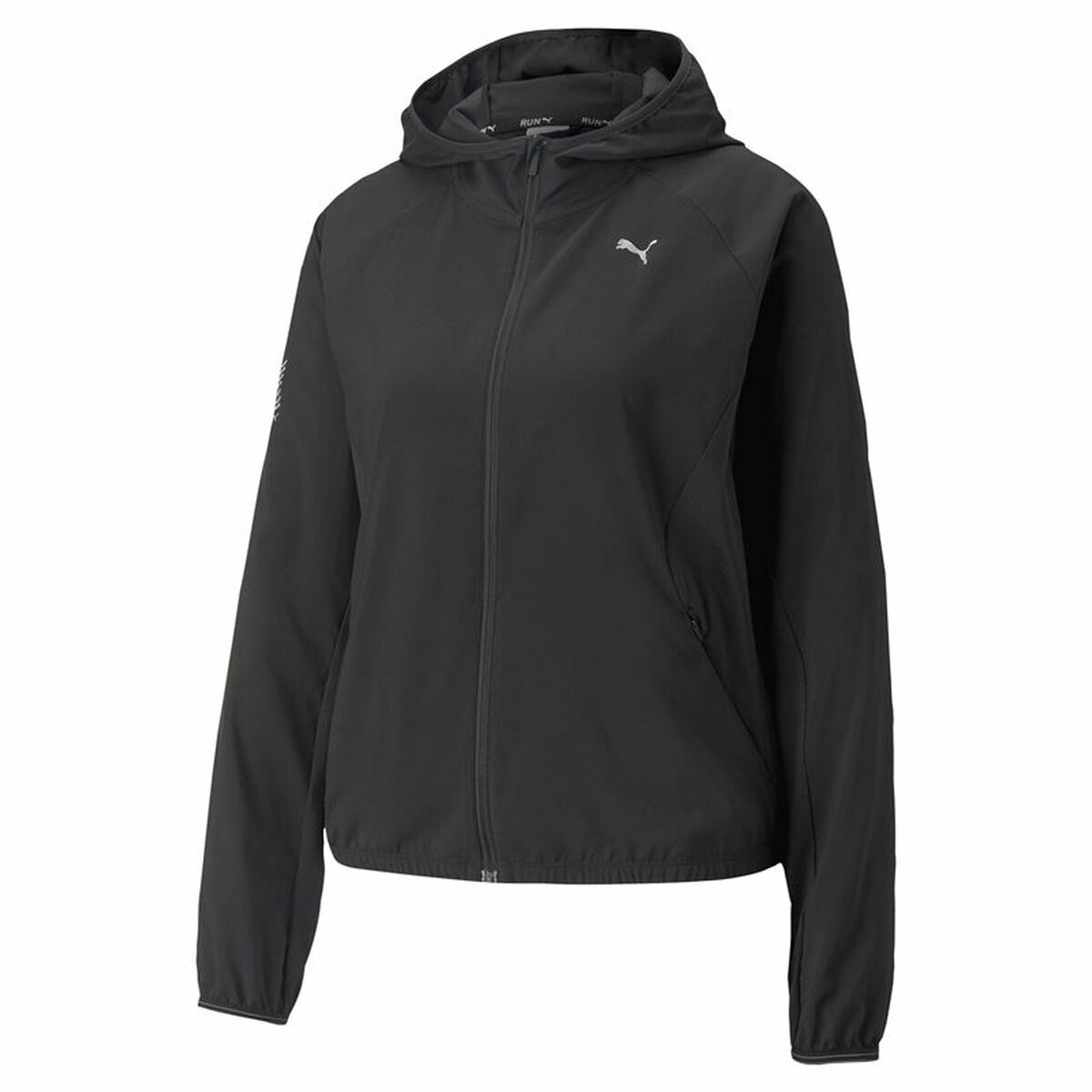 Sportjacka, Dam Puma Run Lightweight Svart - 6
