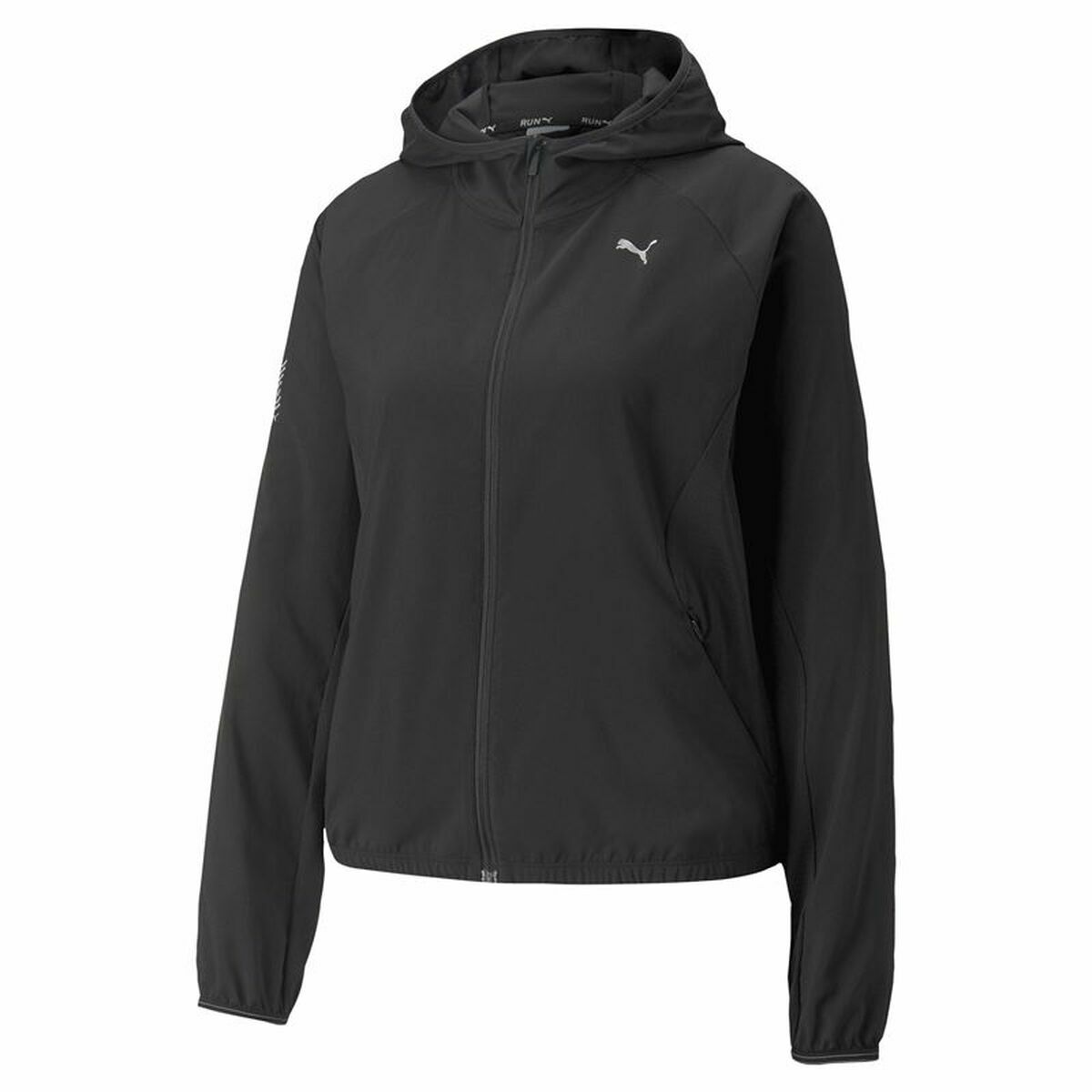 Sportjacka, Dam Puma Run Lightweight Svart - 3