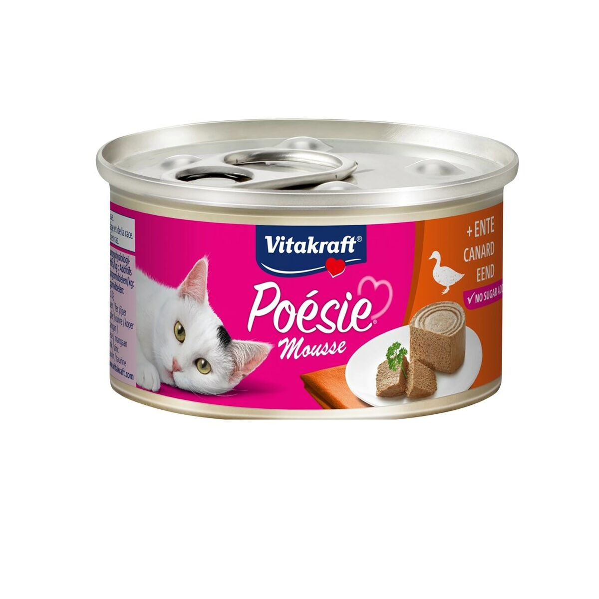 Kattmat Vitakraft Poésie Mousse Duck Anka 85 g