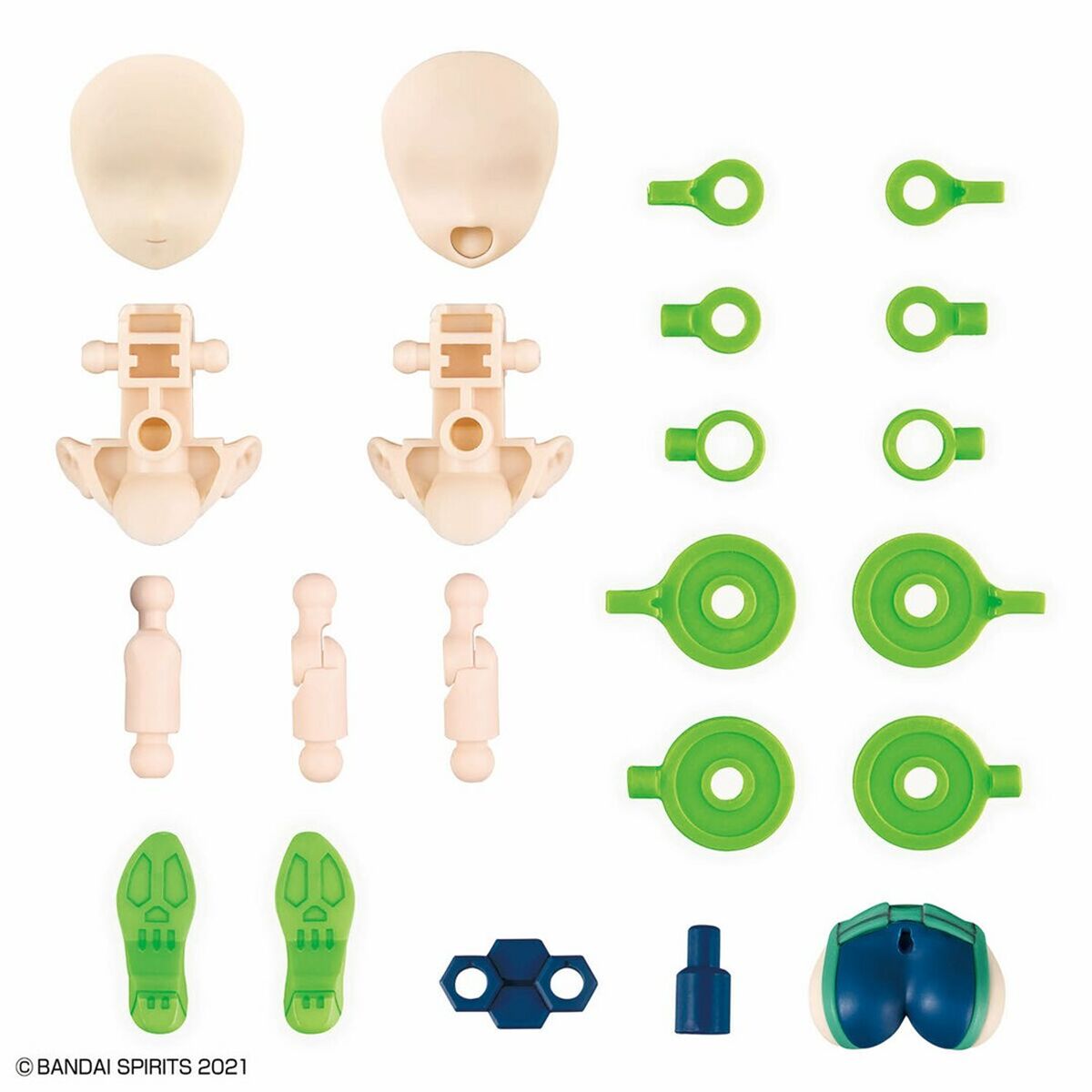 Samlingsfigurer Bandai 30MS OPTION BODY PARTS TYPE Plast - 3
