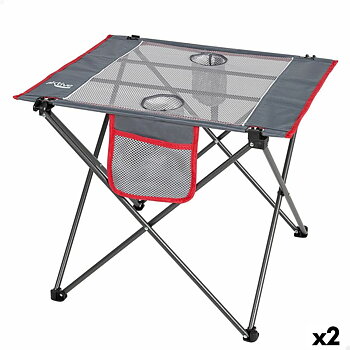 Fällbord Aktive Camping Grå 62 x 50 x 50 cm (2 antal)