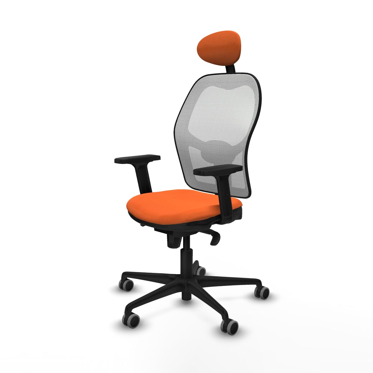 Kontorsstol med nackstöd Piqueras y Crespo 2D036G1 Orange - 2
