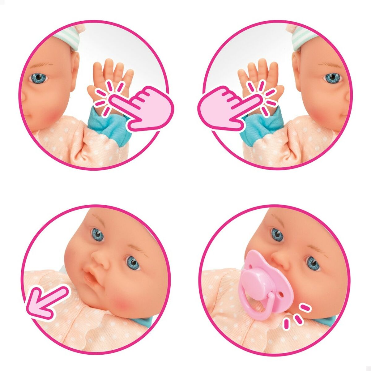 Bebisdocka Colorbaby 22,5 x 32 x 10 cm 6 antal - 3