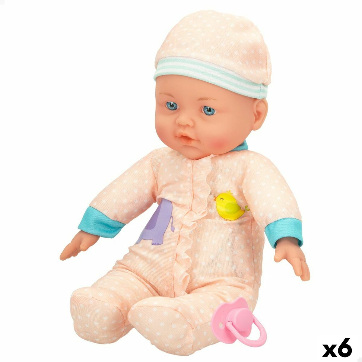 Bebisdocka Colorbaby 22,5 x 32 x 10 cm 6 antal