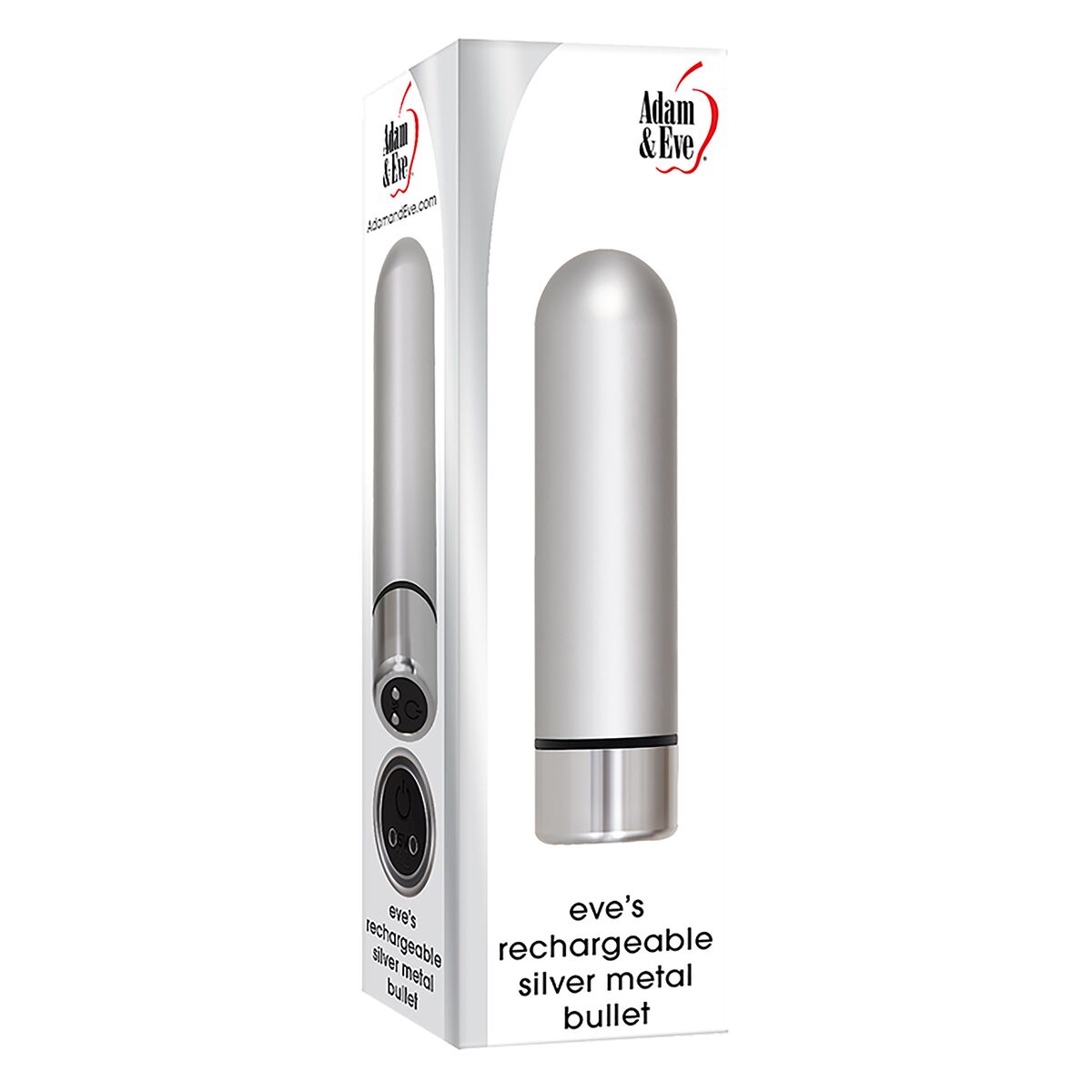 Patronvibrator Adam & Eve Silvrig - 5