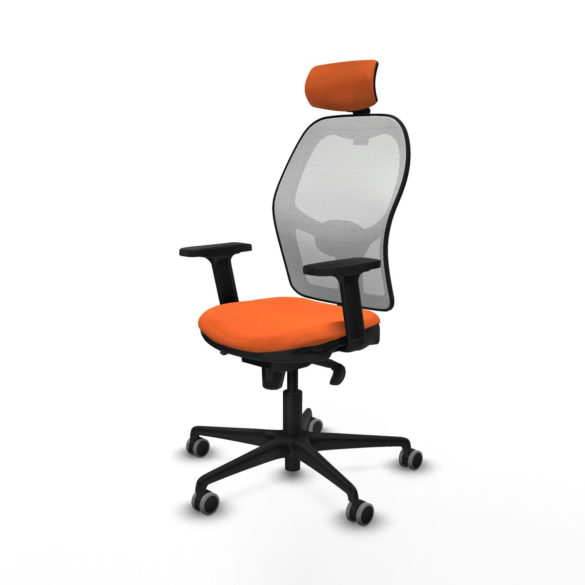 Kontorsstol med nackstöd Piqueras y Crespo 2D036G2 Orange - 2