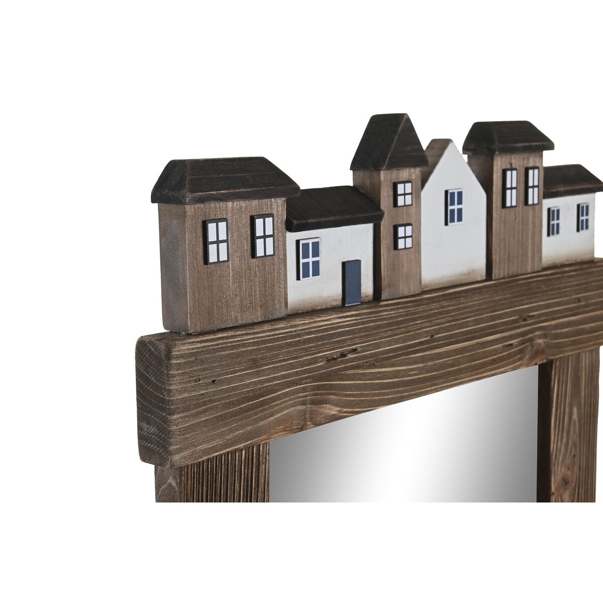 Väggspegel DKD Home Decor Brun Antikbehandlad 40 x 9 x 68 cm - 6