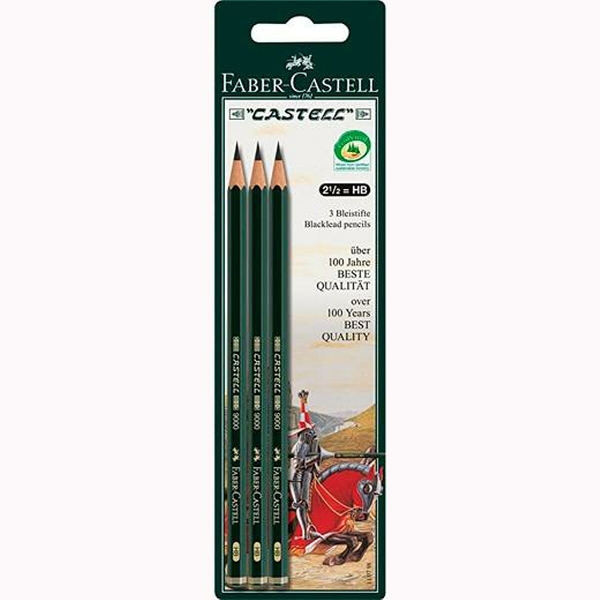 Set med pennor Faber-Castell Sexkantig HB (10 antal) - 4