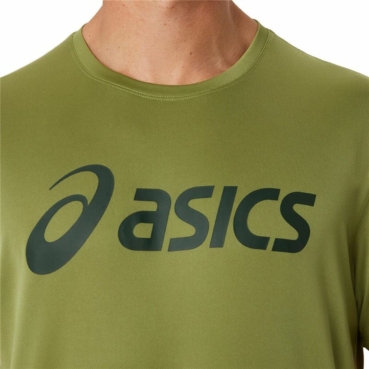 T-shirt med kortärm Herr Asics Core Top  Armégrön - 14