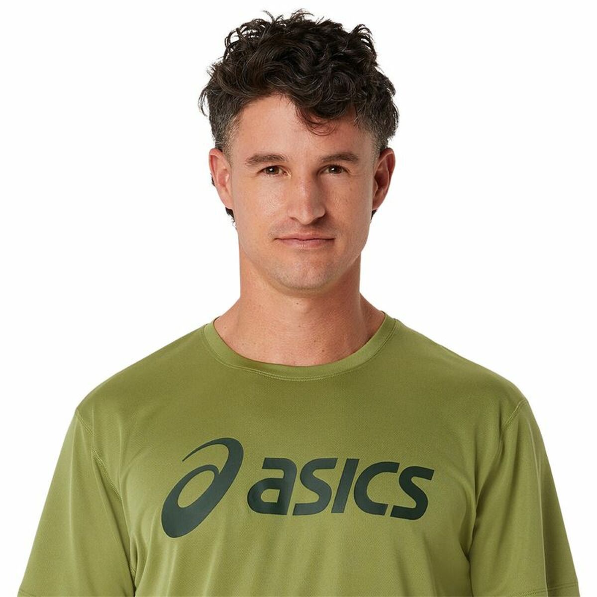 T-shirt med kortärm Herr Asics Core Top  Armégrön - 21