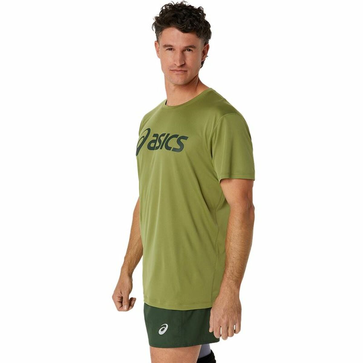 T-shirt med kortärm Herr Asics Core Top  Armégrön - 12