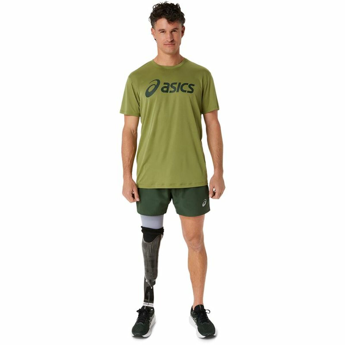 T-shirt med kortärm Herr Asics Core Top  Armégrön - 4