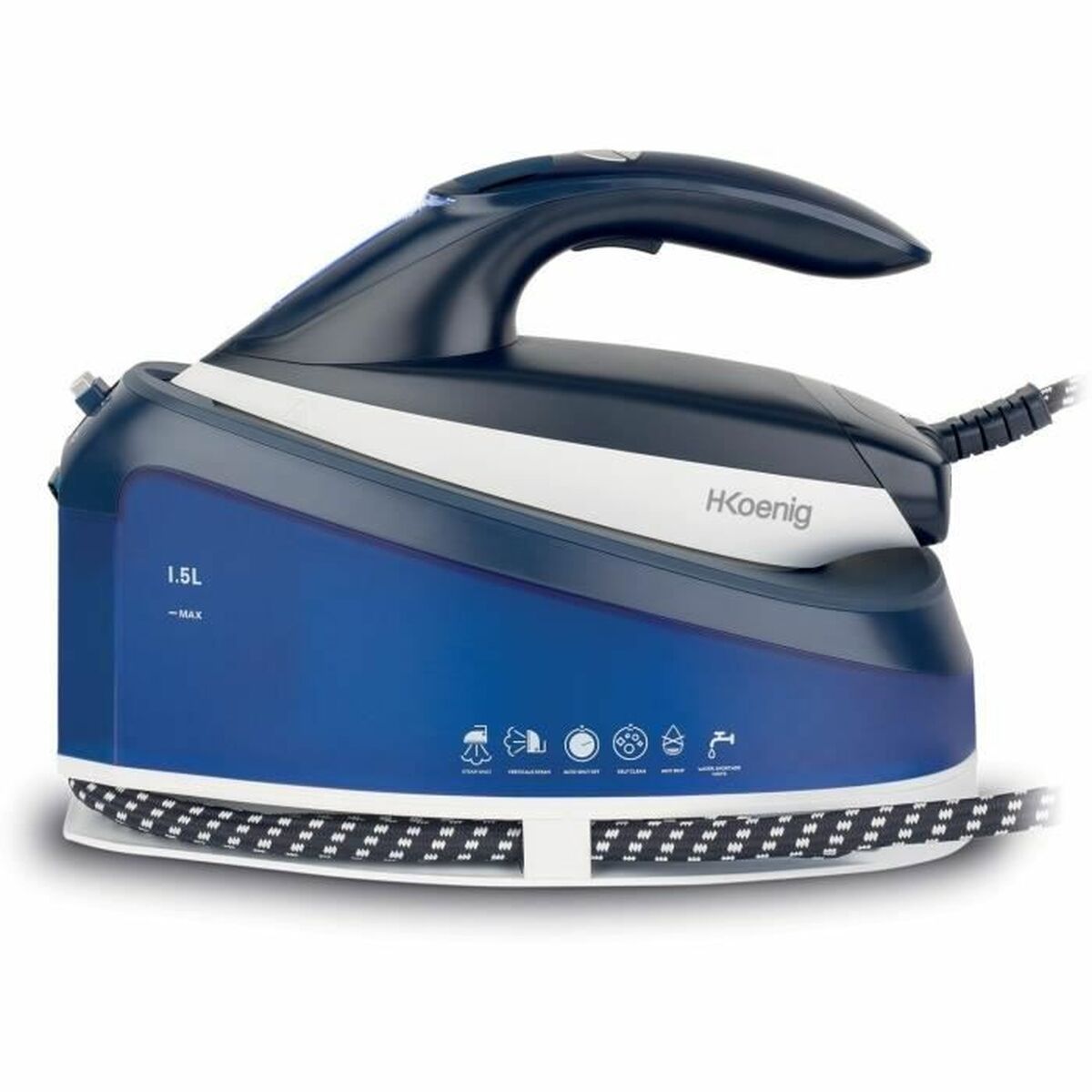 Vertikalt ångstrykjärn Hkoenig 2200 W Blå