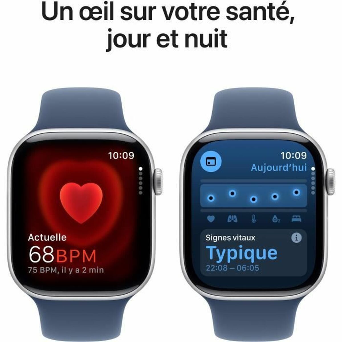 Smartklocka Apple Watch Series 10 Blå Silvrig 46 mm - 5