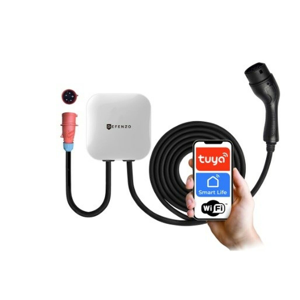 USB-kabel Defenzo DEF1018 Vit