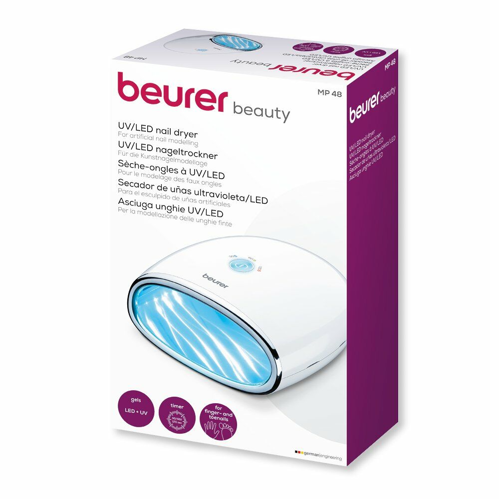 Nageltork Beurer MP48 24W (Vit) (Svart) - 2