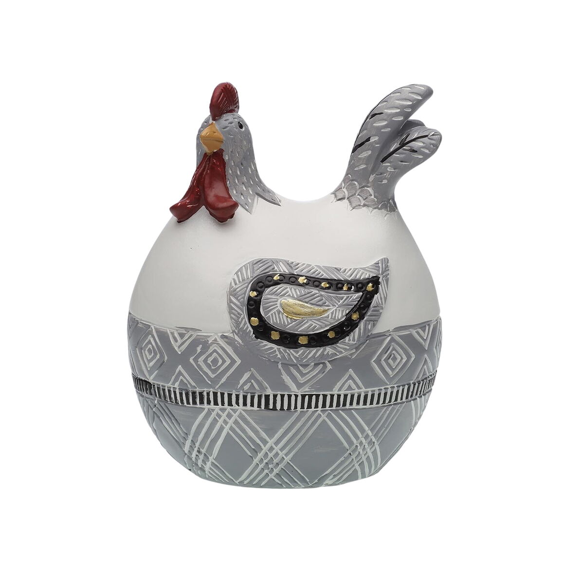 Prydnadsfigur Versa Höna 10 x 15 x 12,5 cm - 3