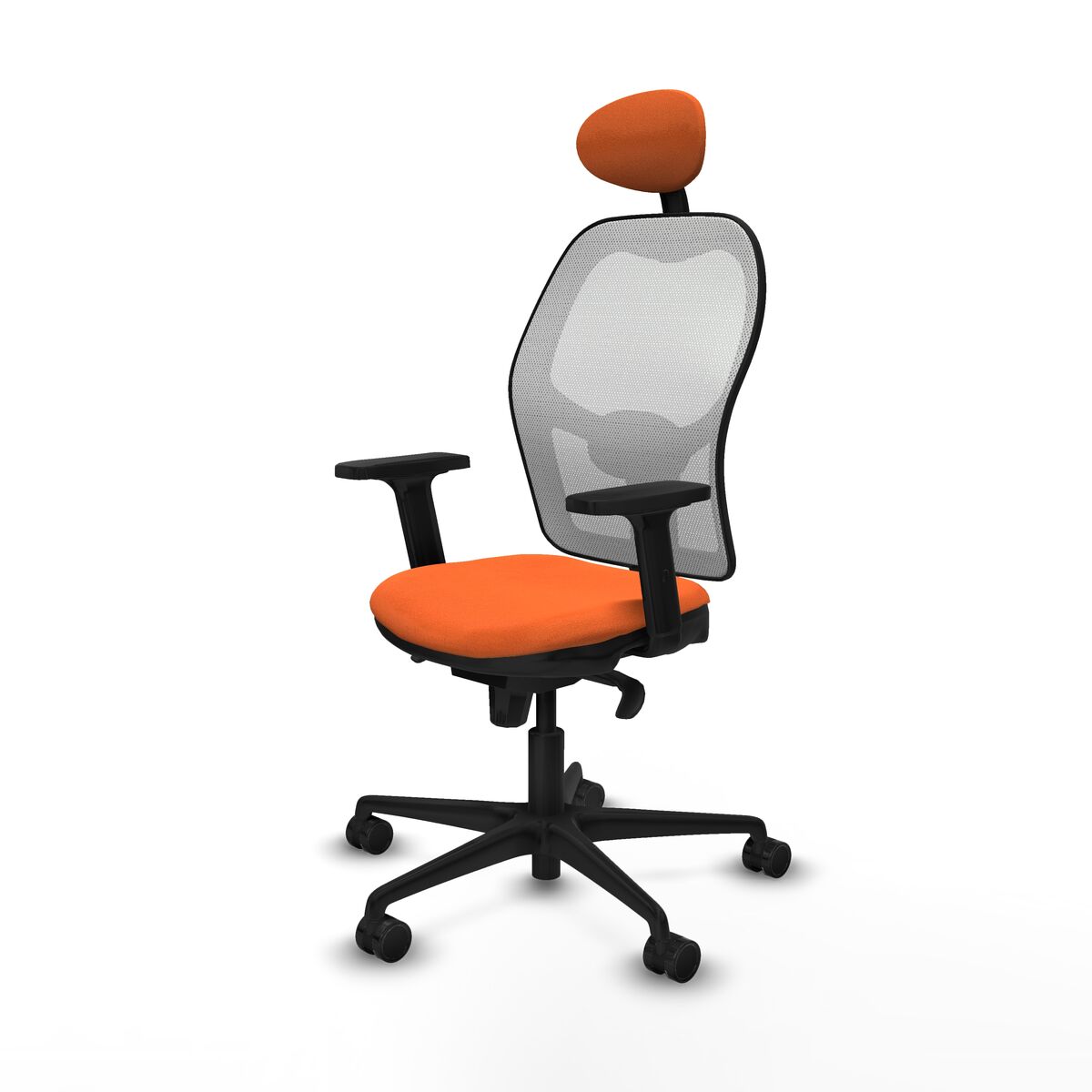 Kontorsstol med nackstöd Piqueras y Crespo 2D036N1 Orange - 2