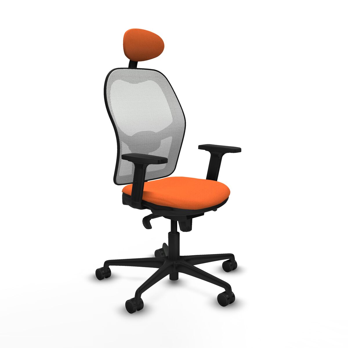 Kontorsstol med nackstöd Piqueras y Crespo 2D036N1 Orange