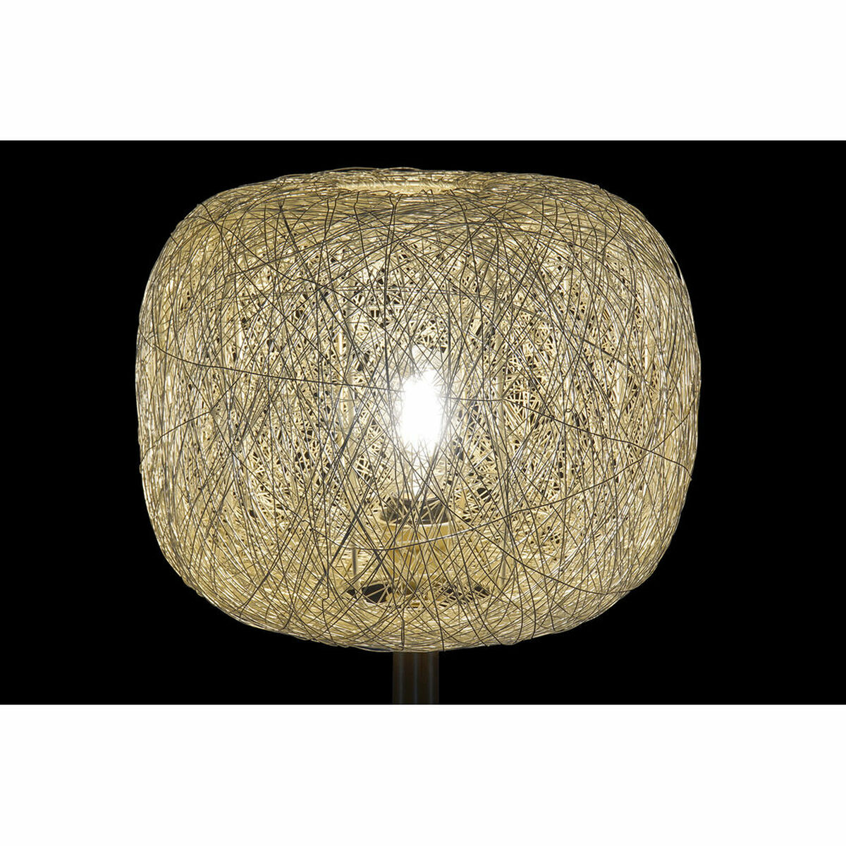 Bordslampa DKD Home Decor Metall Vit 220 V 50 W 33 x 33 x 50 cm - 3