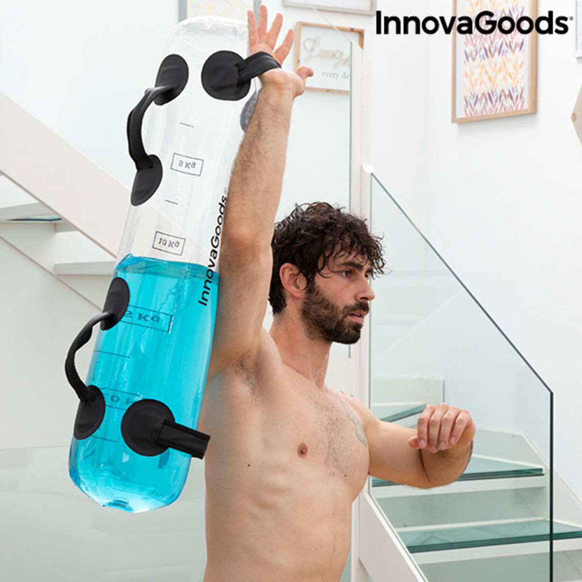 Vattensäck för träning med övningsguide Watrainer InnovaGoods V0103267 13 L (Renoverade A+) - 4
