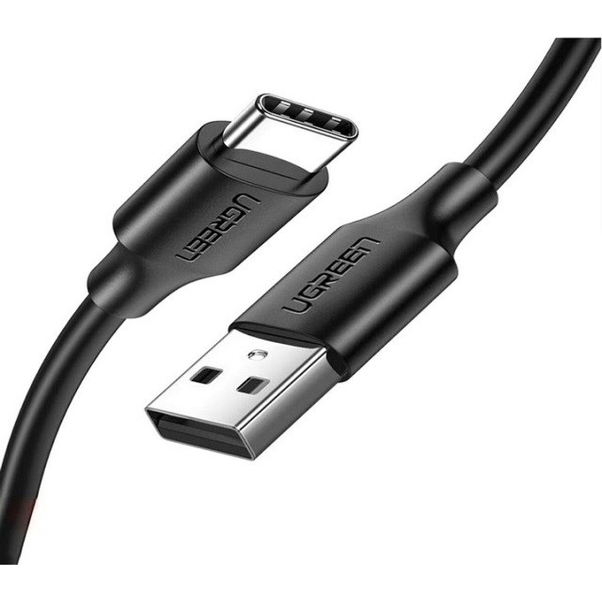 USB A till USB-C Kabel Ugreen 60114 Svart 25 cm