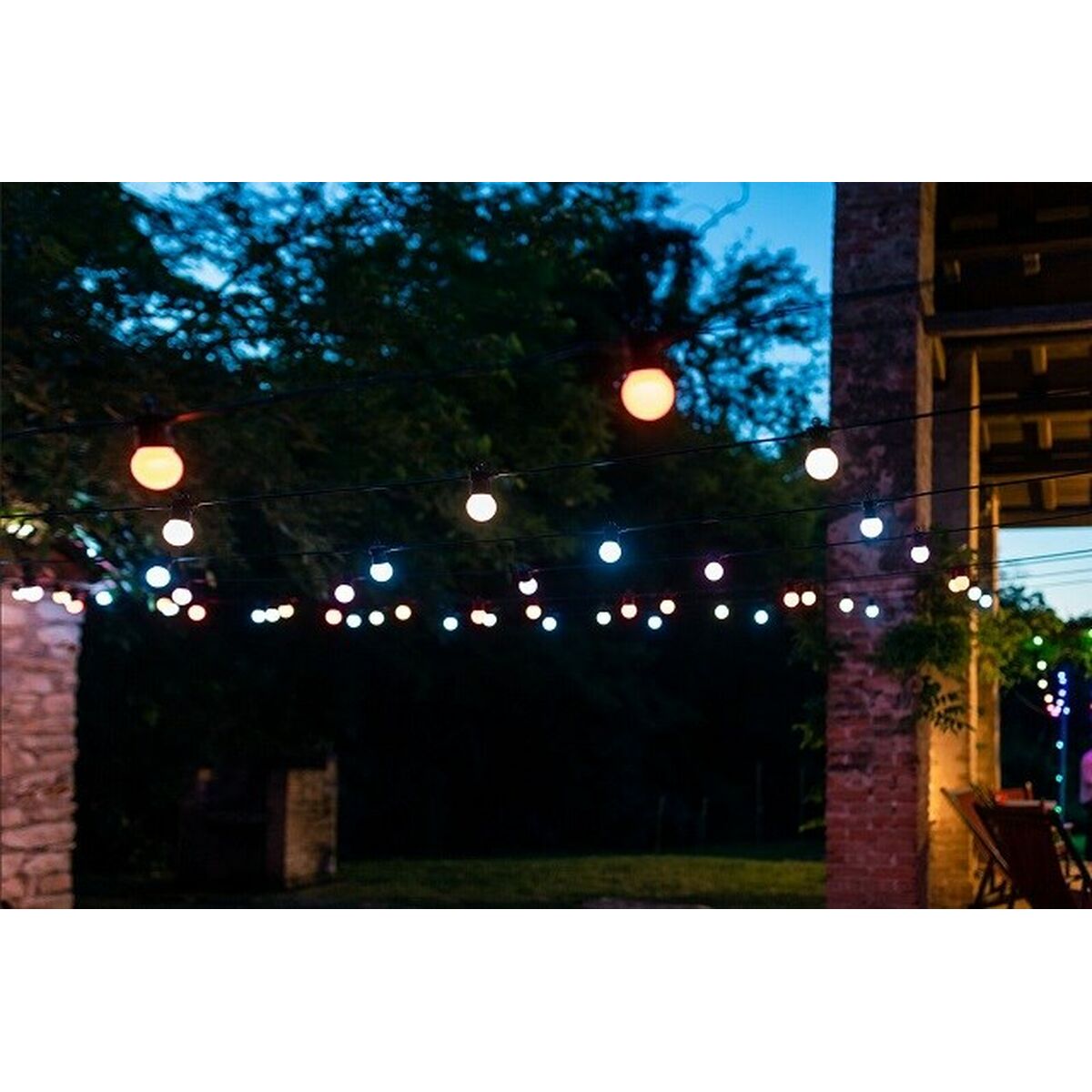 LED-krans Twinkly TWF020STP-BEU Svart Multicolour G Modern - 4