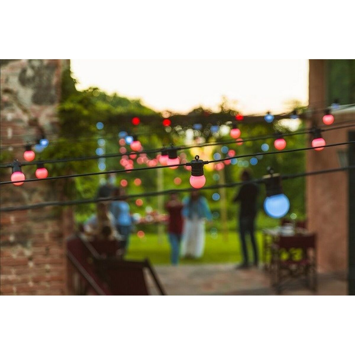 LED-krans Twinkly TWF020STP-BEU Svart Multicolour G Modern - 3