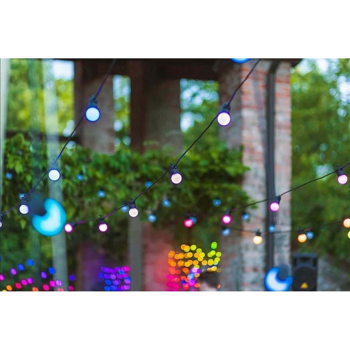 LED-krans Twinkly TWF020STP-BEU Svart Multicolour G Modern - 5