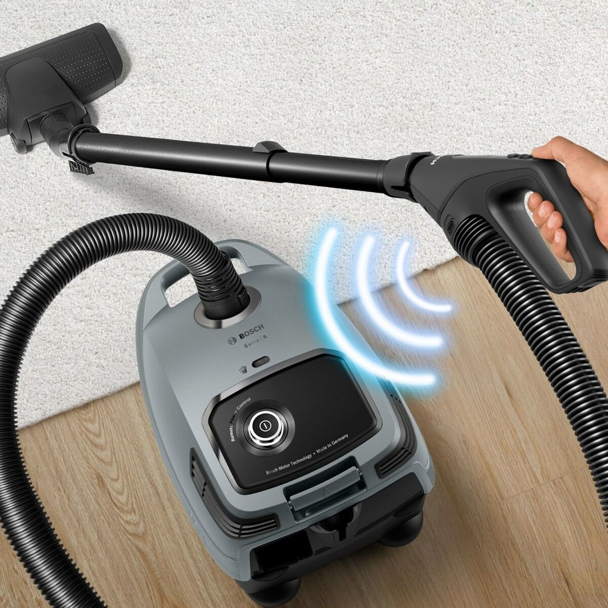 Dammsugare med Påse BOSCH BGB6X330 Svart Grå 600 W - 4