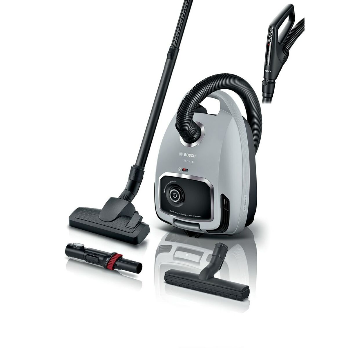 Dammsugare med Påse BOSCH BGB6X330 Svart Grå 600 W