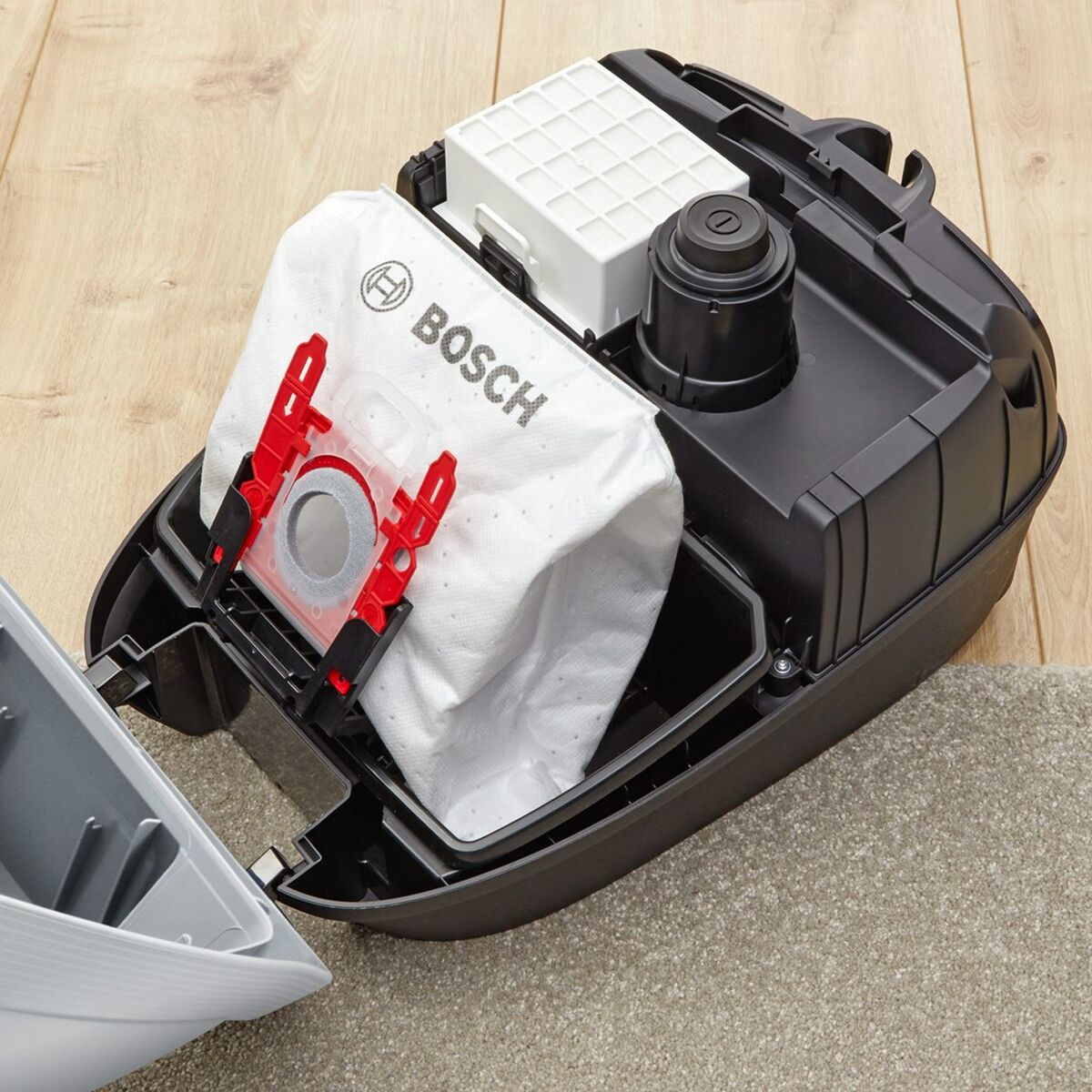 Dammsugare med Påse BOSCH BGB6X330 Svart Grå 600 W - 8