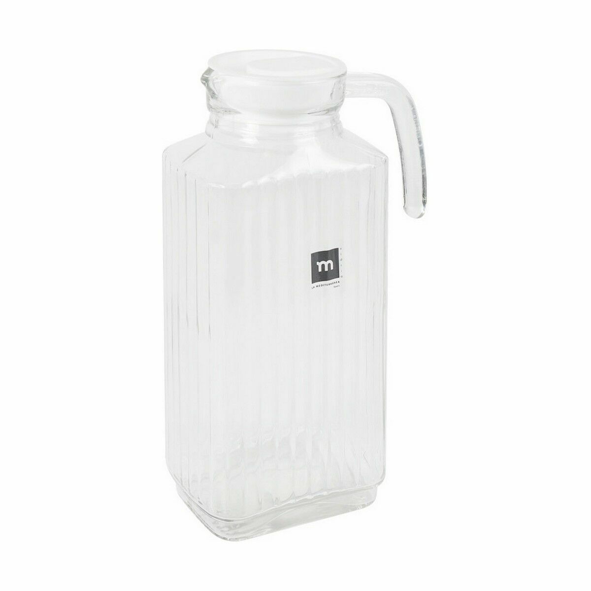 Krus med Skruvlock och Doserare La Mediterránea Chrysler 1,8 L Glas (6 antal) - 2