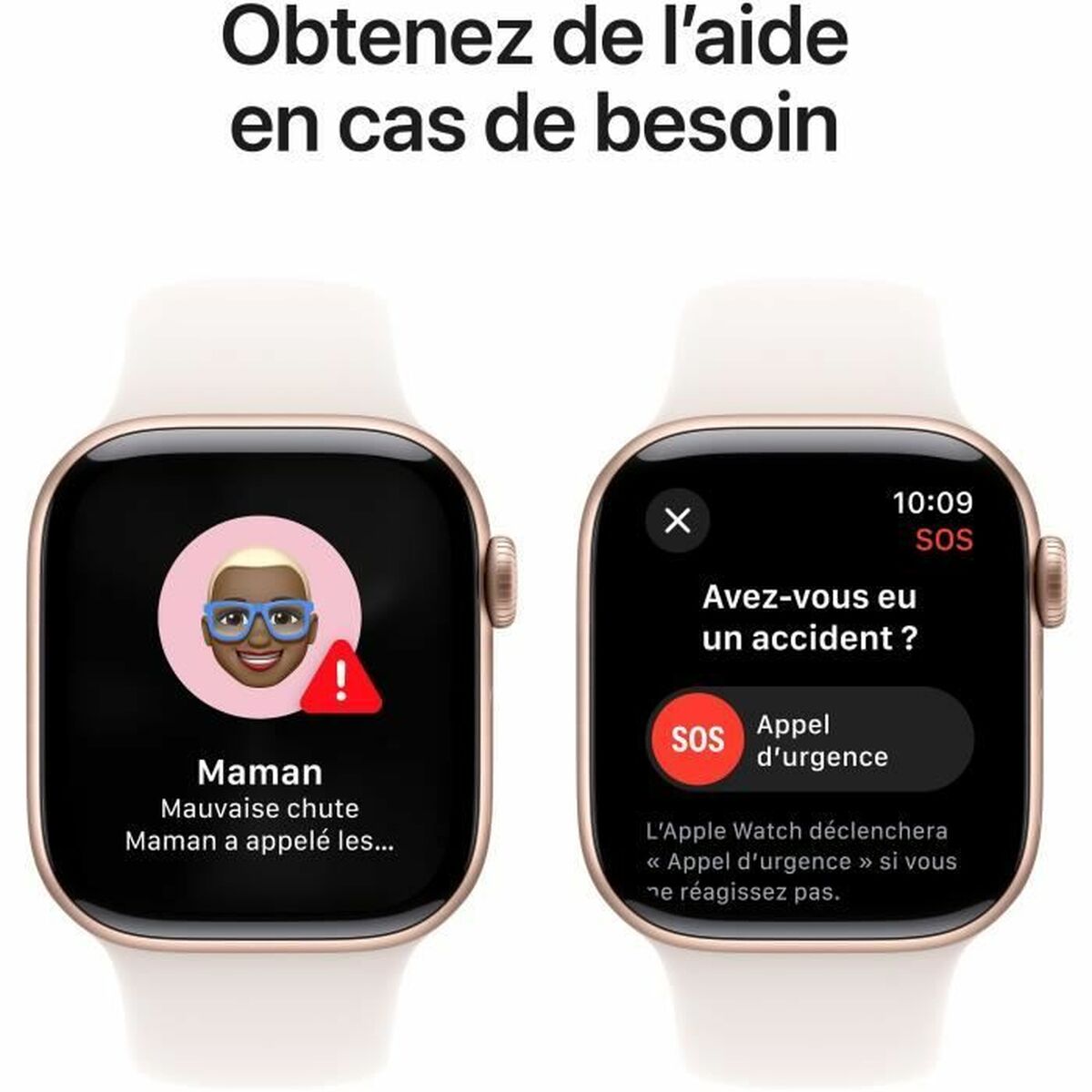 Smartklocka Apple Series 10 Guldrosa - 6