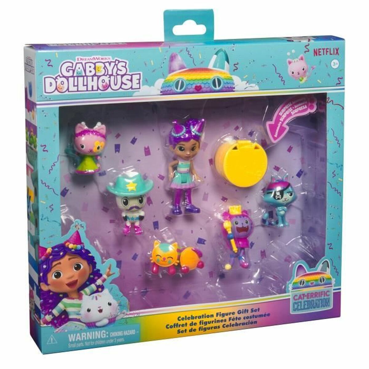 Docka tillbehör Spin Master DELUXE CELEBRATION FIGURE SET - 4