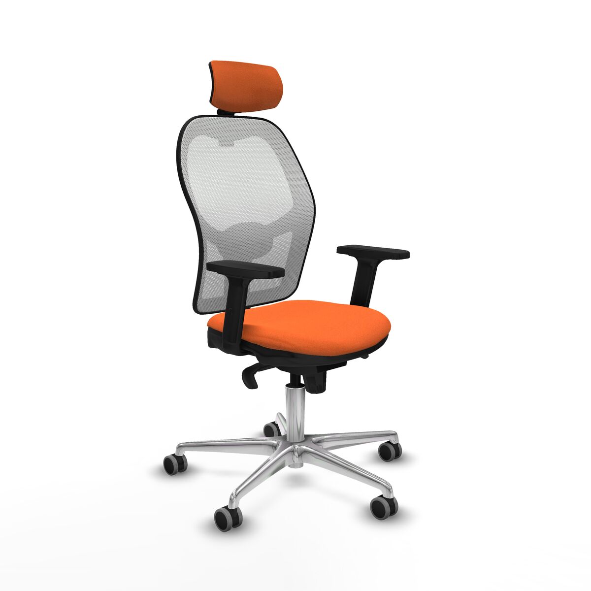 Kontorsstol med nackstöd Piqueras y Crespo 2D086G2 Orange