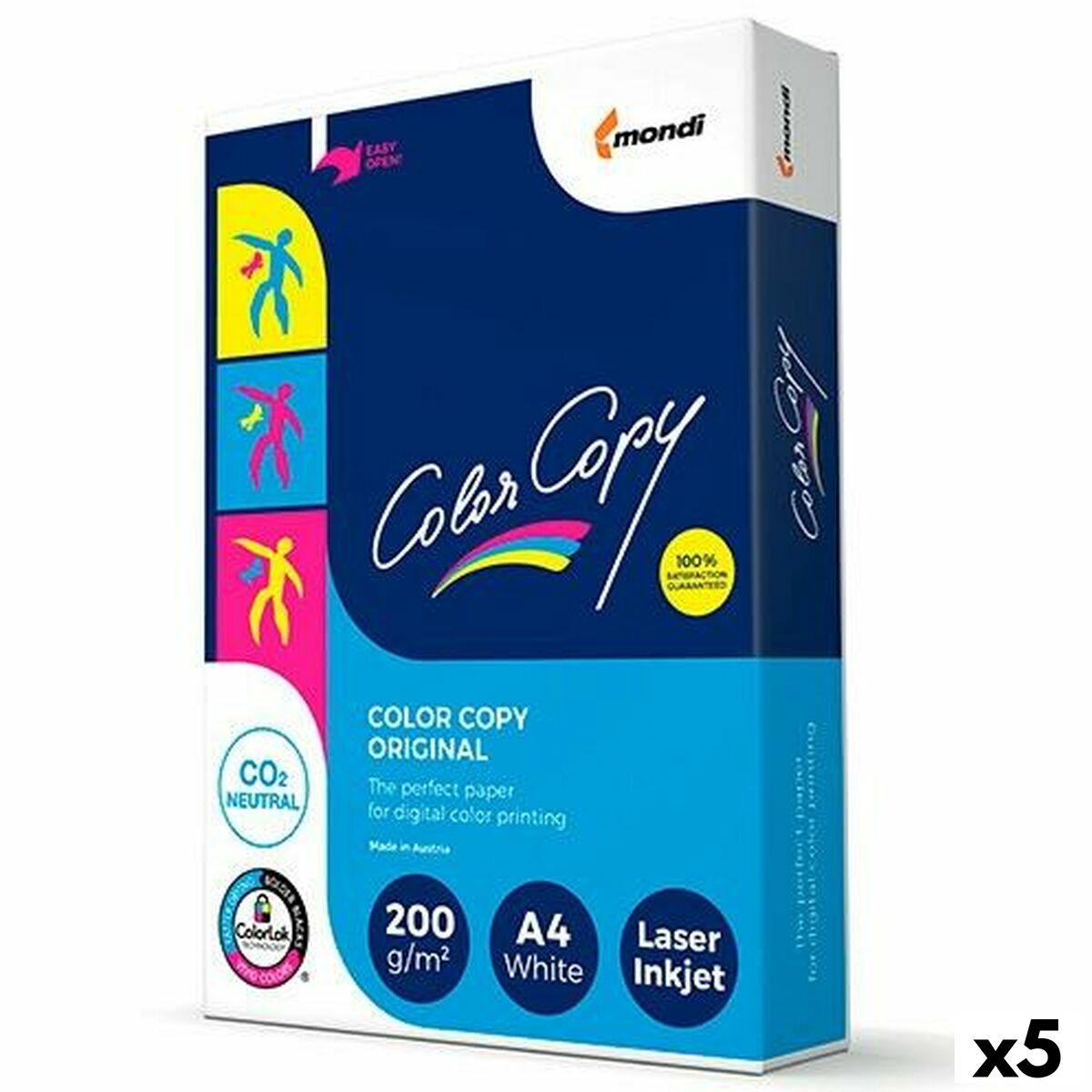 Skrivarpapper Color Copy Original Vit A4 50 Blad (5 antal)