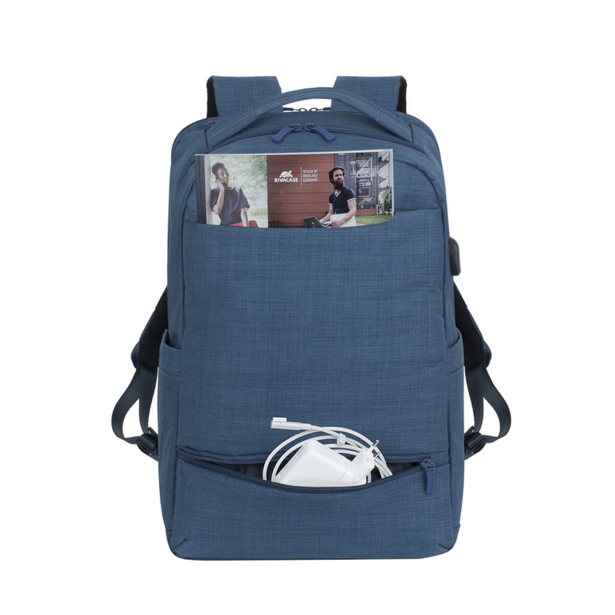 Laptopväska Rivacase Biscayne Blå 17,3" 17" - 6