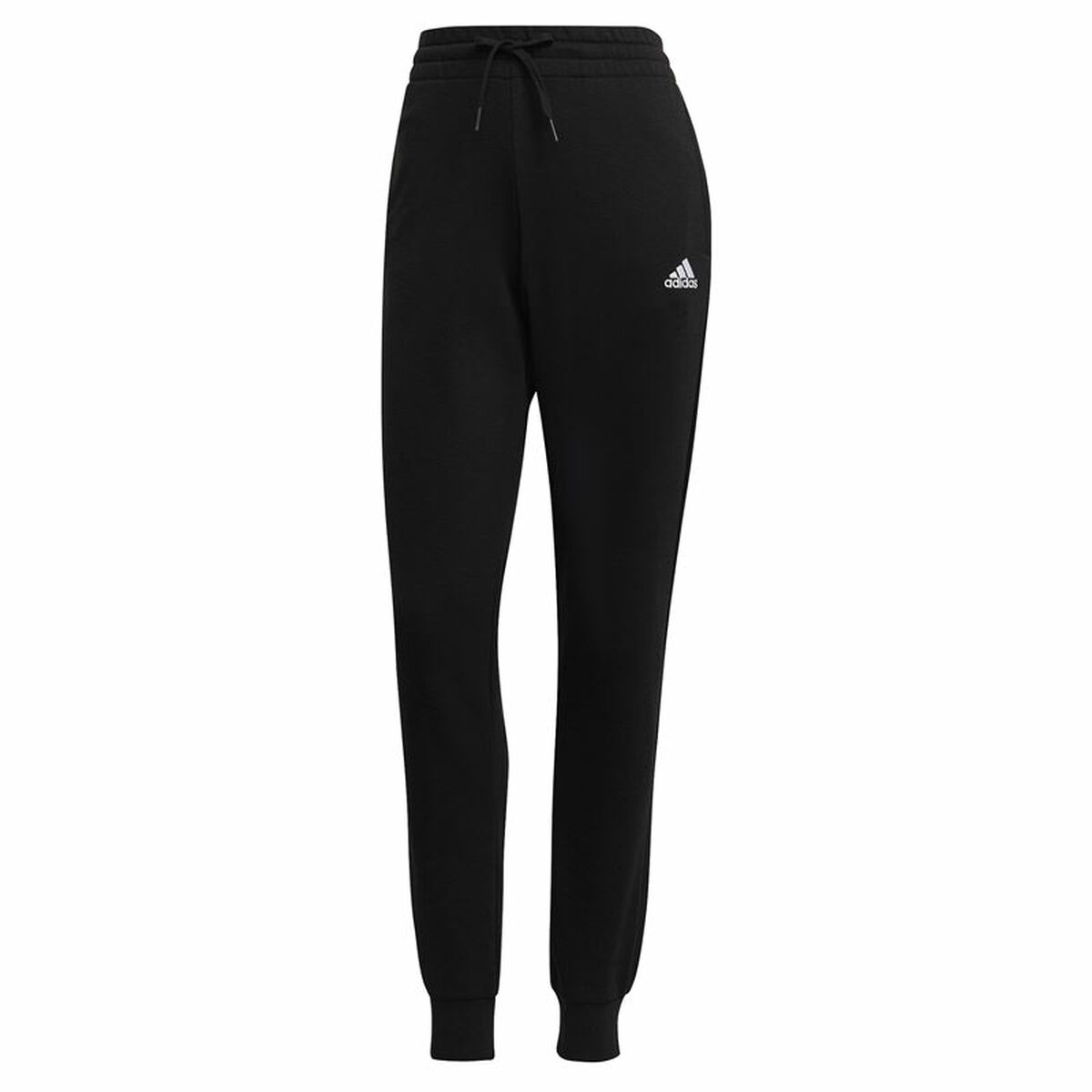 Långa träningsbyxor Adidas French Terry Logo Kvinna Svart - 5