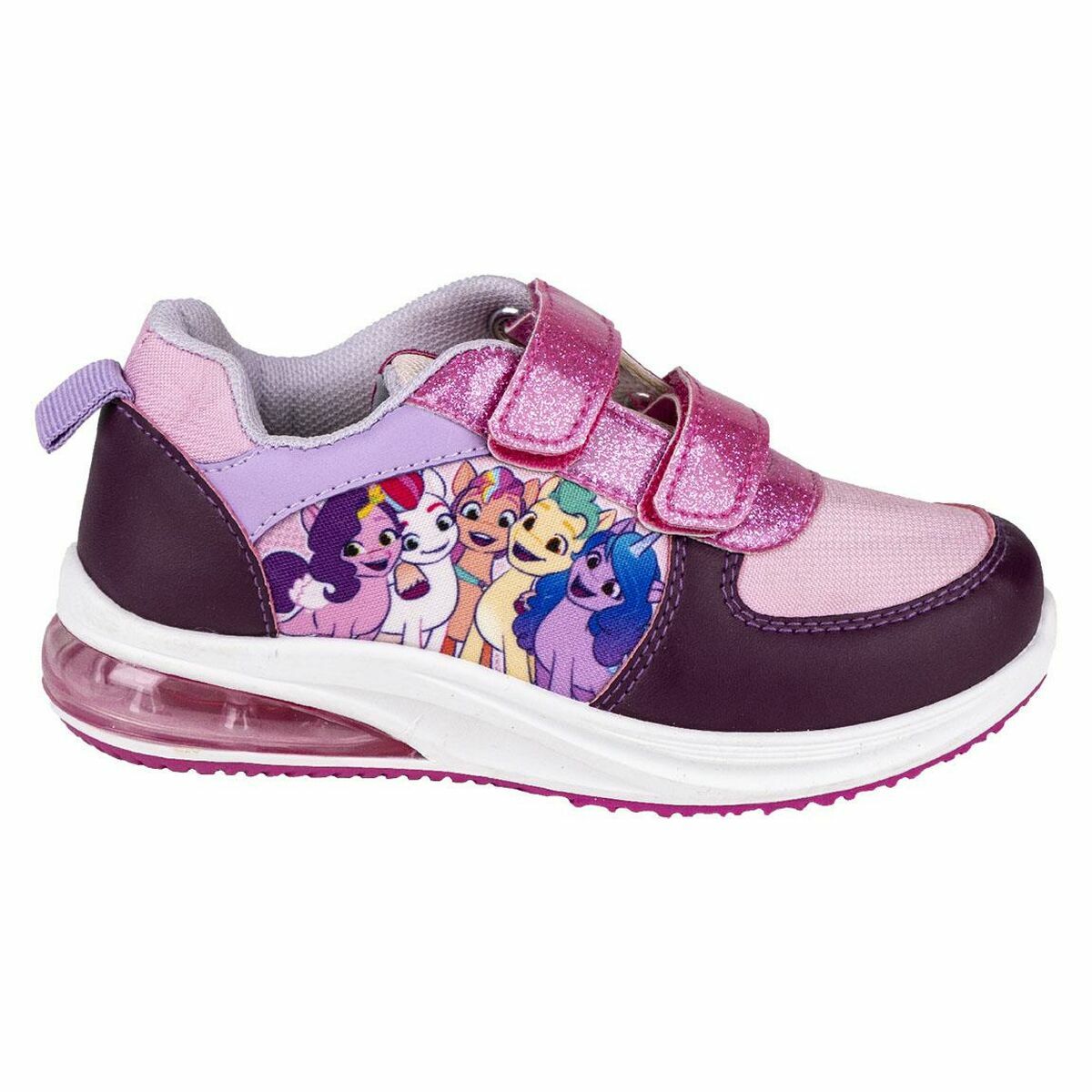 Sportskor med LED My Little Pony Velcro Rosa - 8